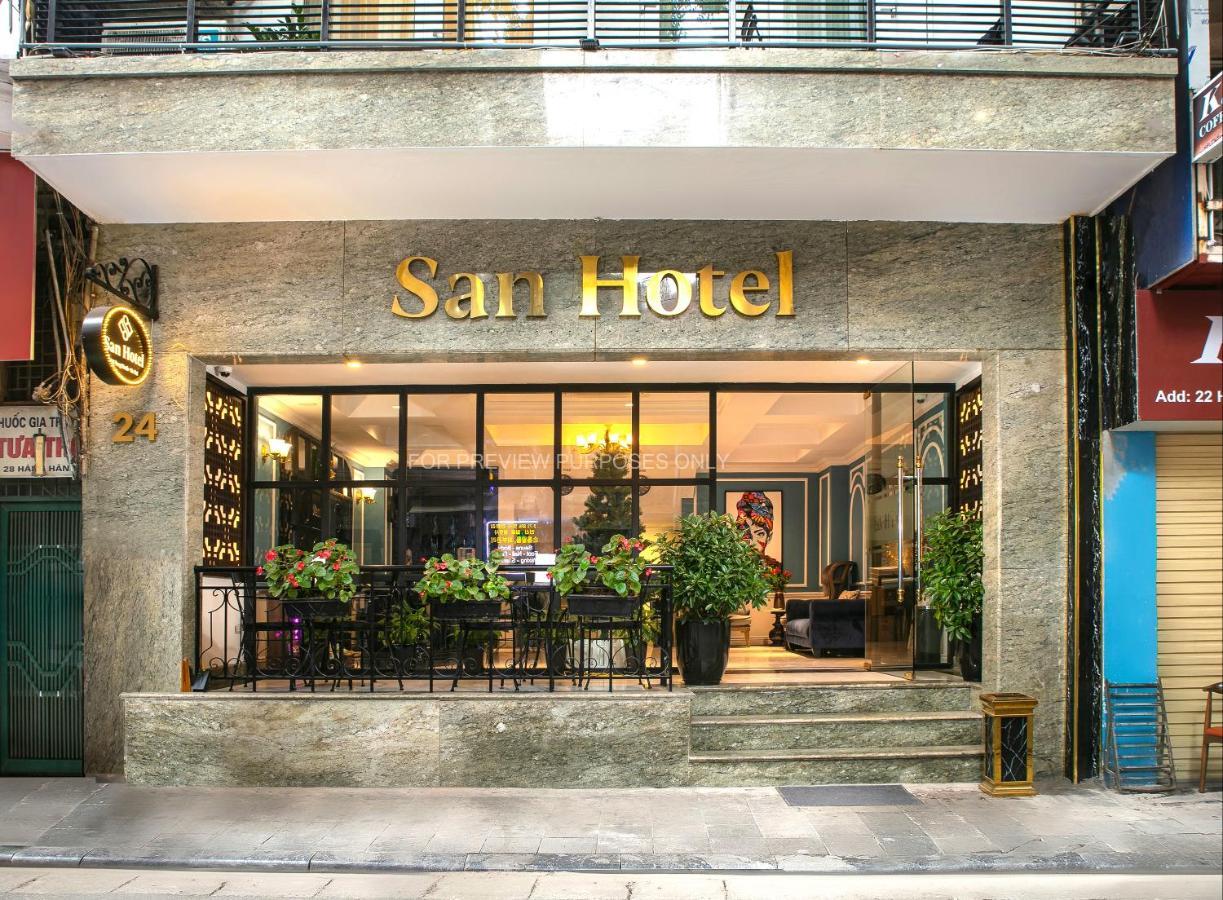 San Boutique Hotel & Travel Hanoi Exterior photo